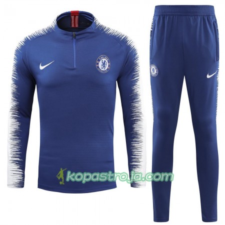Chelsea Tränings Sweatshirtställ Blå 2018/19
